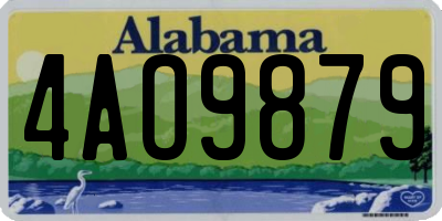 AL license plate 4AO9879
