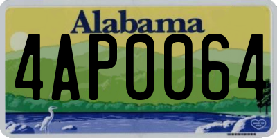 AL license plate 4AP0064