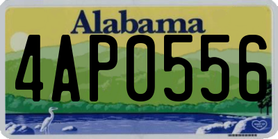 AL license plate 4AP0556