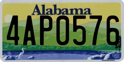 AL license plate 4AP0576