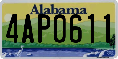 AL license plate 4AP0611