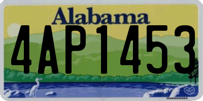 AL license plate 4AP1453