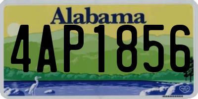 AL license plate 4AP1856