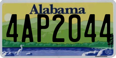 AL license plate 4AP2044