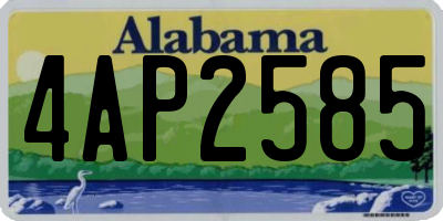 AL license plate 4AP2585