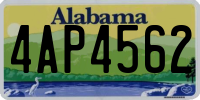 AL license plate 4AP4562