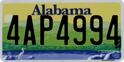 AL license plate 4AP4994