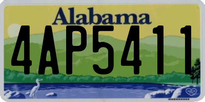 AL license plate 4AP5411