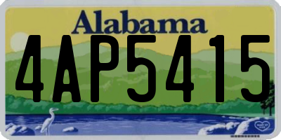 AL license plate 4AP5415