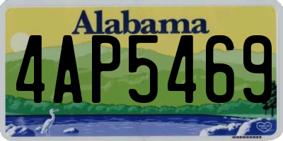AL license plate 4AP5469