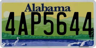 AL license plate 4AP5644