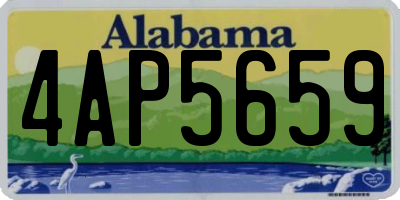AL license plate 4AP5659