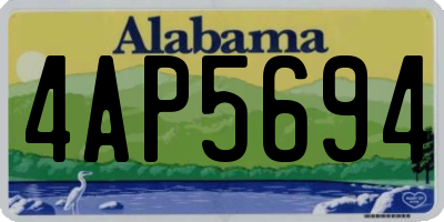 AL license plate 4AP5694