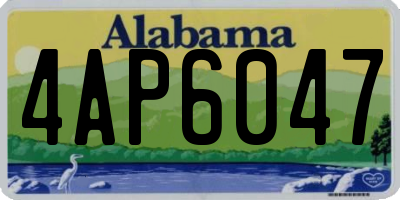 AL license plate 4AP6047