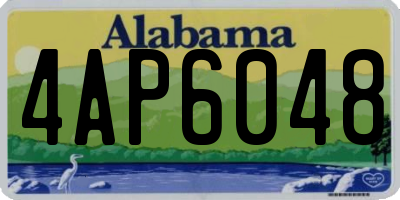 AL license plate 4AP6048