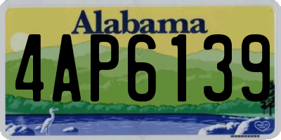 AL license plate 4AP6139