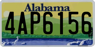 AL license plate 4AP6156