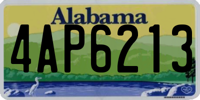 AL license plate 4AP6213