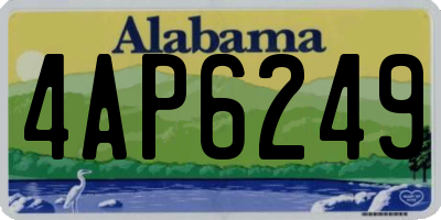 AL license plate 4AP6249