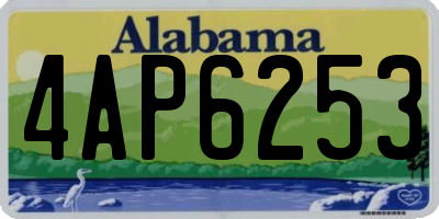 AL license plate 4AP6253