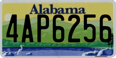 AL license plate 4AP6256