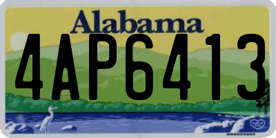 AL license plate 4AP6413