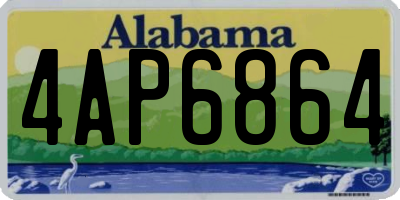 AL license plate 4AP6864
