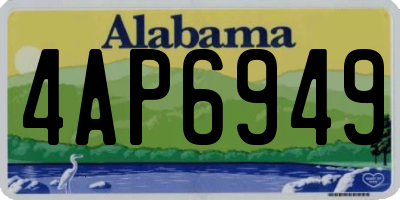 AL license plate 4AP6949