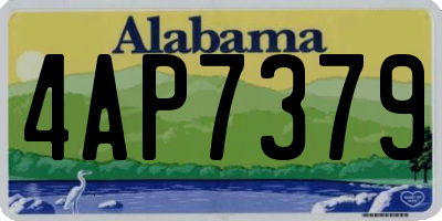 AL license plate 4AP7379