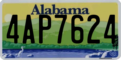 AL license plate 4AP7624