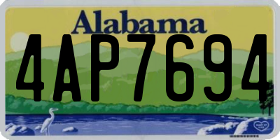AL license plate 4AP7694