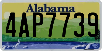 AL license plate 4AP7739