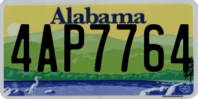 AL license plate 4AP7764