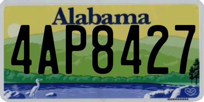 AL license plate 4AP8427