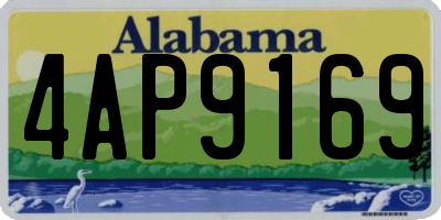 AL license plate 4AP9169