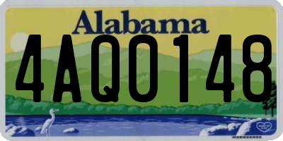 AL license plate 4AQ0148