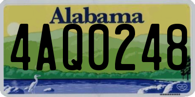AL license plate 4AQ0248