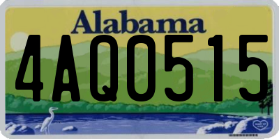 AL license plate 4AQ0515