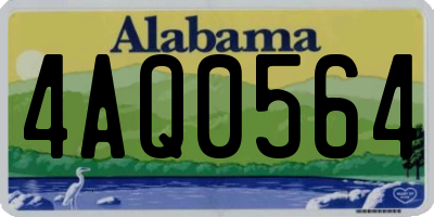 AL license plate 4AQ0564