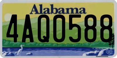 AL license plate 4AQ0588