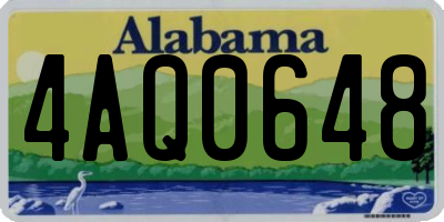 AL license plate 4AQ0648