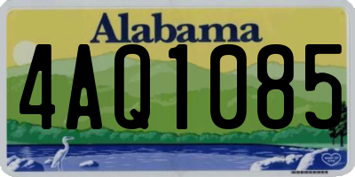 AL license plate 4AQ1085