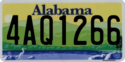 AL license plate 4AQ1266