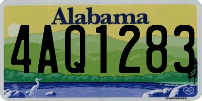 AL license plate 4AQ1283