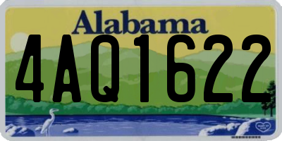 AL license plate 4AQ1622