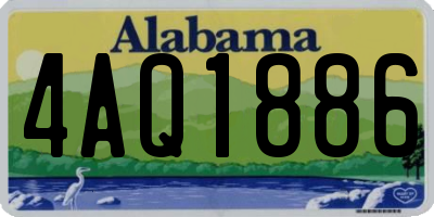 AL license plate 4AQ1886