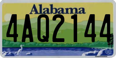 AL license plate 4AQ2144