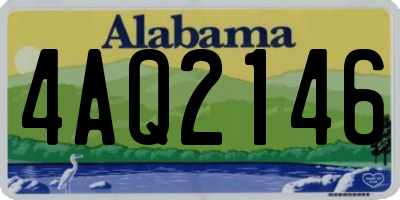 AL license plate 4AQ2146