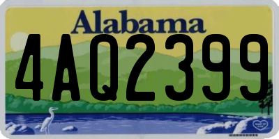 AL license plate 4AQ2399