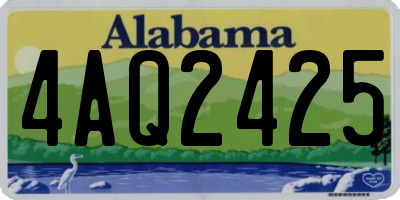 AL license plate 4AQ2425